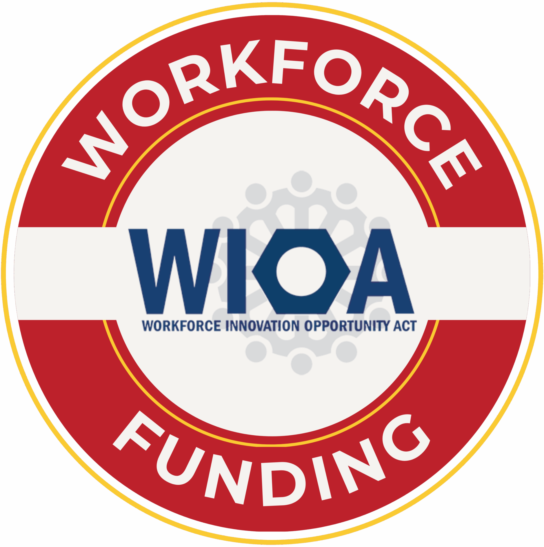 Workforce Funding: WIOA Workforce Innovation Opportunity Act logo